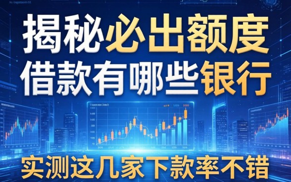 揭秘必出额度的借款有哪些银行，实测这几家下款率不错