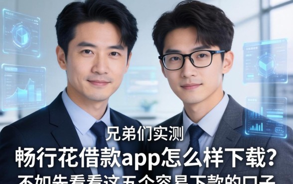 兄弟们实测：畅行花借款app怎么样下载？不如先看看这五个容易下款的口子