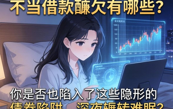 不当借款赊欠有哪些？你是否也陷入了这些隐形的债务陷阱，深夜辗转难眠？