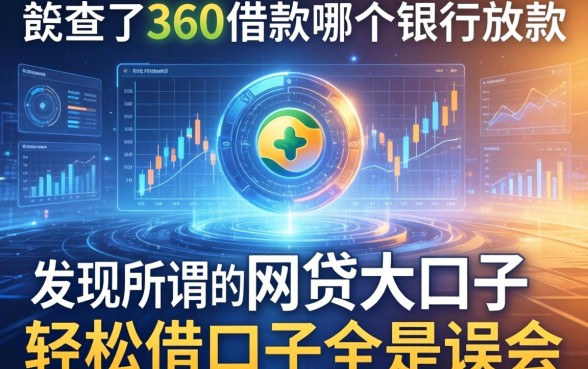 我查了360借款哪个银行放款,发现所谓的网贷大口子轻松借口子全是误会