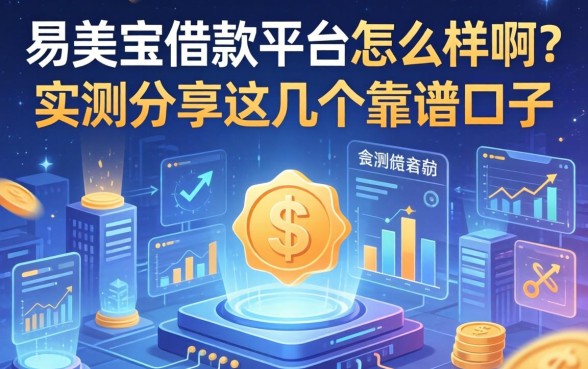 易美宝借款平台怎么样啊?实测分享这几个靠谱口子