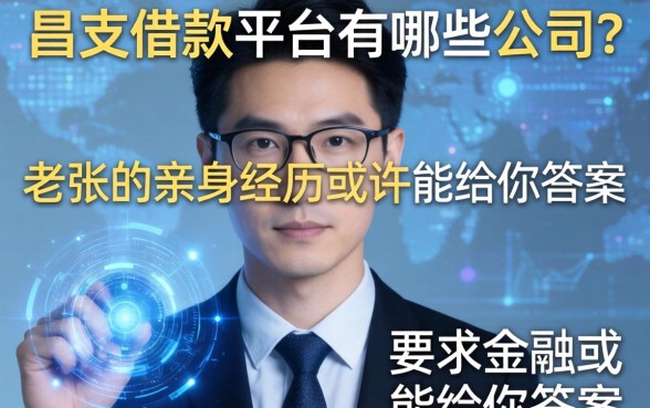 昌吉借款平台有哪些公司?老张的亲身经历或许能给你答案
