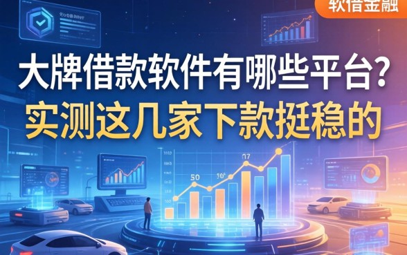 大牌借款软件有哪些平台？实测这几家下款挺稳的