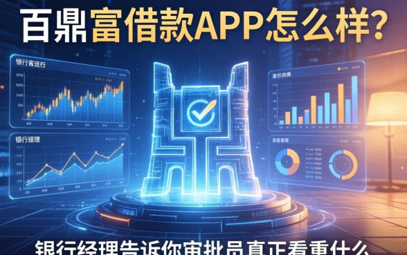 百鼎富借款aPP怎么样？银行经理告诉你审批员真正看重什么