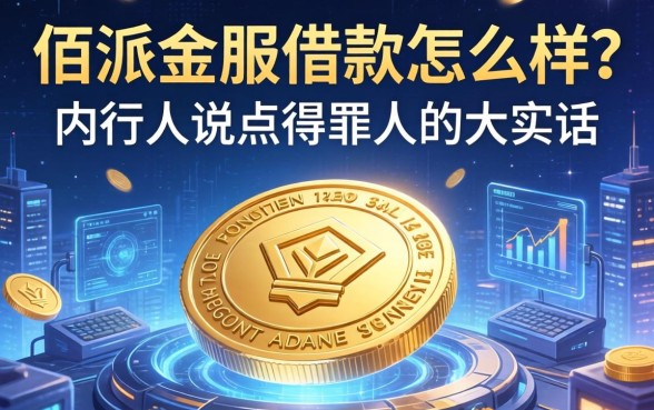佰派金服借款怎么样？内行人说点得罪人的大实话