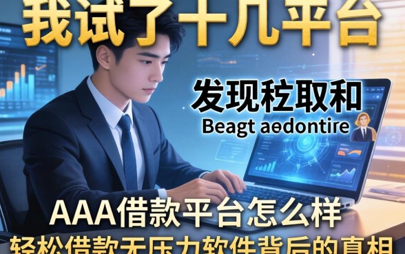 我试了十几个平台，发现AAA借款平台怎么样和轻松借款无压力软件背后的真相