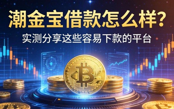 潮金宝借款怎么样？实测分享这些容易下款的平台