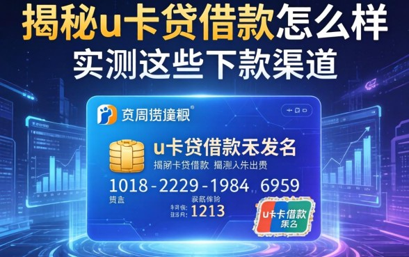 揭秘u卡贷借款怎么样，实测这些下款渠道