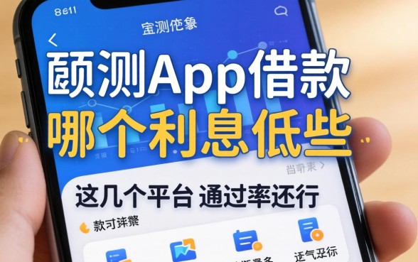 实测app借款哪个利息低些，这几个平台通过率还行