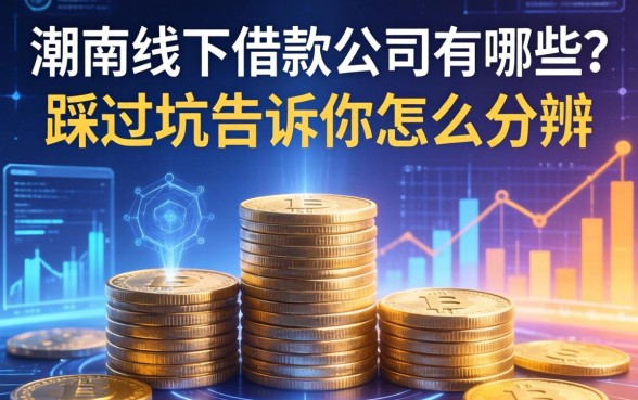 潮南线下借款公司有哪些？我踩过坑告诉你怎么分辨