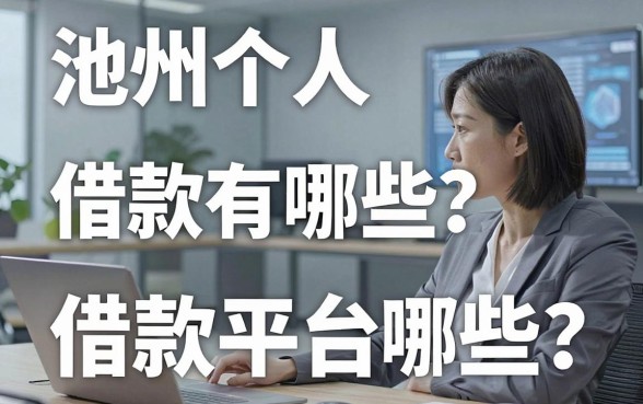 池州个人借款平台有哪些?盘点几个下款率高的渠道