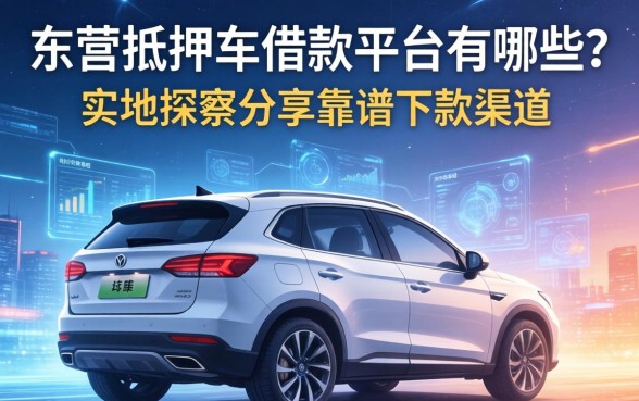 东营抵押车借款平台有哪些？实地探访分享靠谱下款渠道