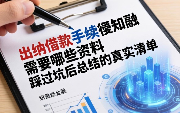 出纳借款手续需要哪些资料？我踩过坑后总结的真实清单