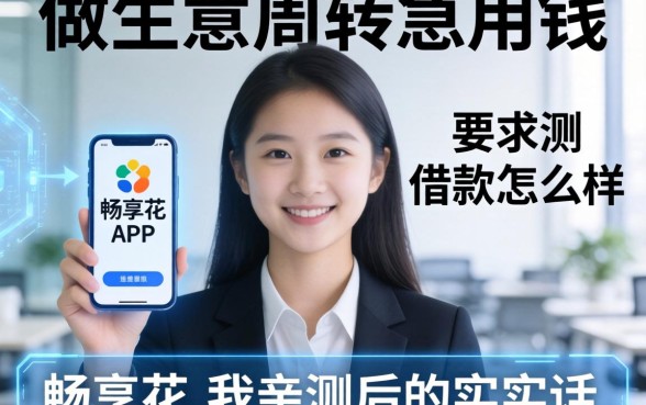 做生意周转急用钱,畅享花app借款怎么样?我亲测后的实话
