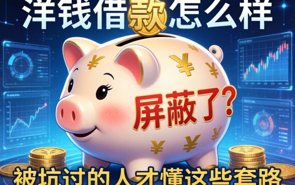 洋钱罐借款怎么样屏蔽了？被坑过的人才懂这些套路