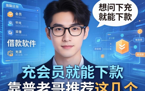 想问下充会员就能下款的借款软件有哪些？靠谱老哥推荐这几个