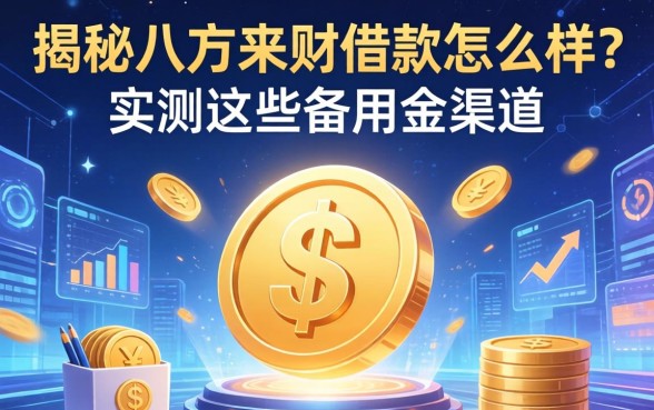揭秘八方来财借款怎么样？实测这些备用金渠道
