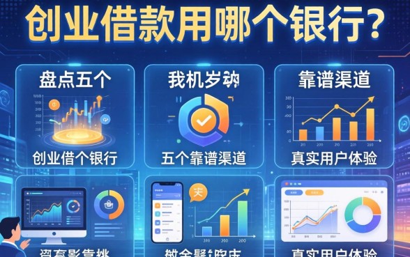创业借款用哪个银行?盘点五个靠谱渠道及真实用户体验