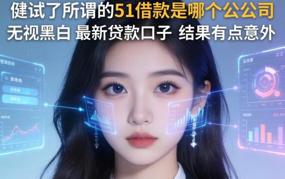 我试了所谓的51借款是哪个公司的和无视黑白的最新贷款口子，结果有点意外