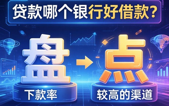 贷款哪个银行好借款?盘点两个下款率较高的渠道