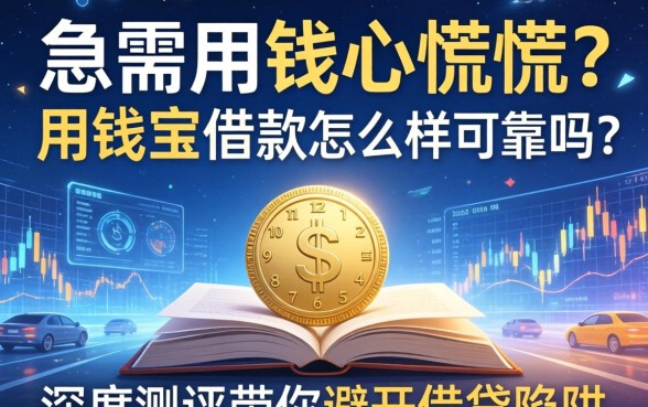 急需用钱心慌慌？用钱宝借款怎么样可靠吗？深度测评带你避开借贷陷阱
