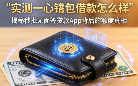 我实测一心钱包借款怎么样，揭秘秒批无面签贷款app背后的额度真相