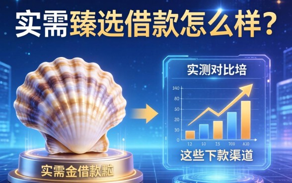 贝壳臻选借款怎么样？实测对比这些下款渠道