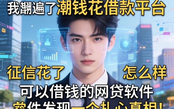 我翻遍了潮钱花借款平台怎么样和征信花了可以借钱的网贷软件，发现一个扎心真相