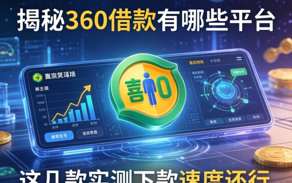揭秘360借款有哪些平台,这几款实测下款速度还行
