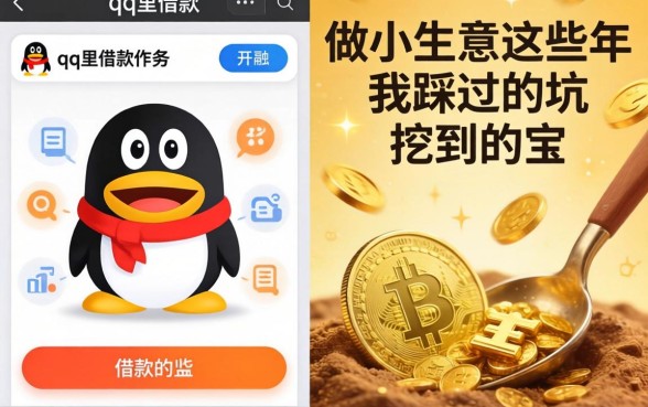 qq里的借款软件有哪些？做小生意这些年我踩过的坑和挖到的宝
