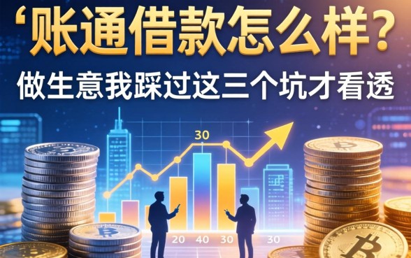 一账通借款怎么样？做生意的我踩过这三个坑才看透