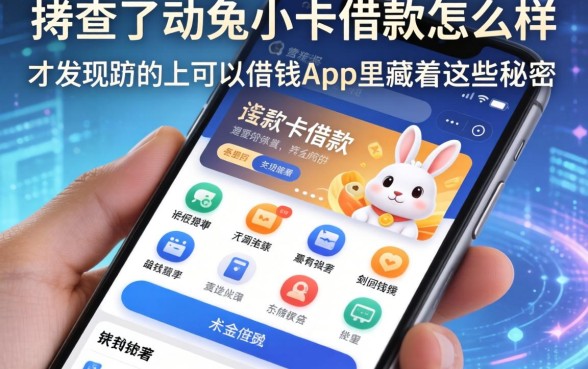 我查了动兔小卡借款怎么样,才发现手机上可以借钱的app里藏着这些秘密