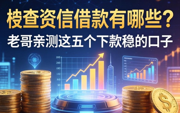 不查资信的借款有哪些？老哥亲测这五个下款稳的口子