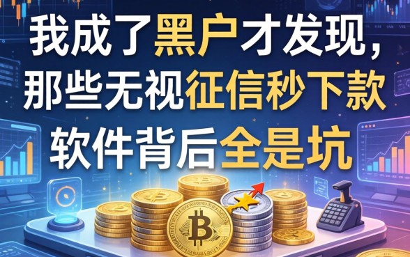 我成了黑户才发现,那些无视征信秒下款的软件背后全是坑