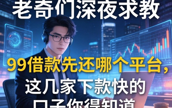 老哥们深夜求教:99借款先还哪个平台,这几家下款快的口子你得知道