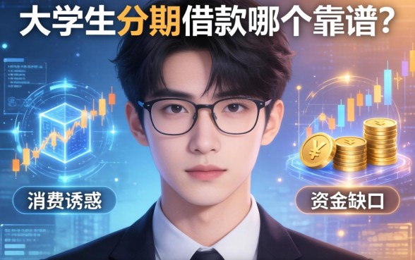 大学生分期借款哪个靠谱？面对消费诱惑与资金缺口，如何选择才不踩雷？