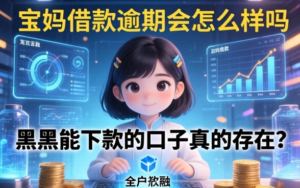 宝妈借款逾期会怎么样吗，黑户能下款的口子真的存在吗