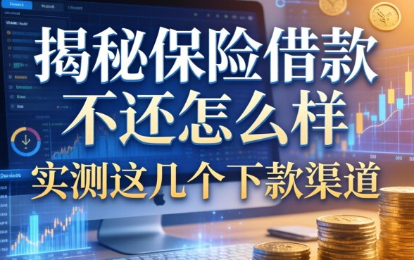 揭秘保险借款不还怎么样,实测这几个下款渠道