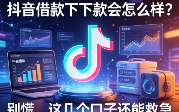 抖音借款不下款会怎么样？别慌，这几个口子还能救急