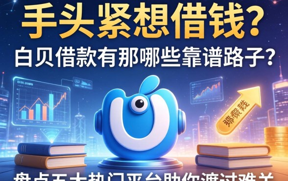 手头紧想借钱？白条借款有那哪些靠谱路子？盘点五大热门平台助你渡过难关