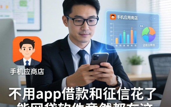 我翻遍了手机应用商店,发现不用app借款和征信花了能网贷的软件竟然都在这