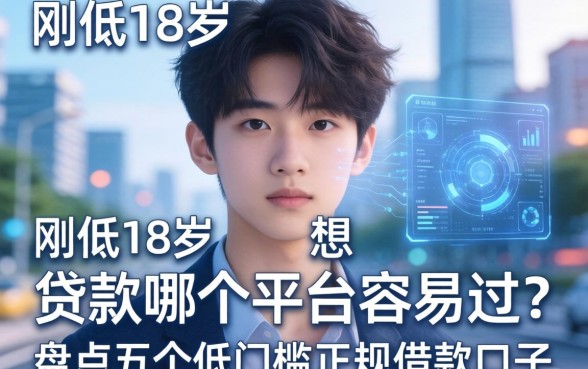 刚满18岁想贷款哪个平台容易过？盘点五个低门槛正规借款口子