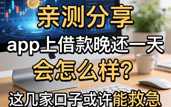 亲测分享：app上借款晚还一天会怎么样？这几家口子或许能救急