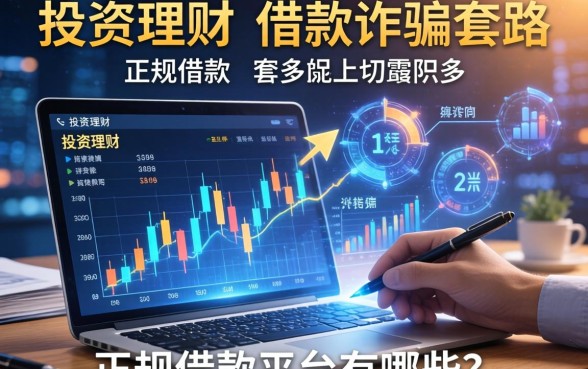投资理财和借款诈骗套路多，正规借款平台有哪些？