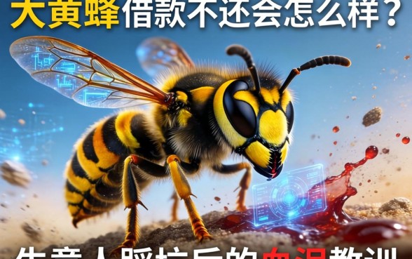 大黄蜂借款不还会怎么样？生意人踩坑后的血泪教训