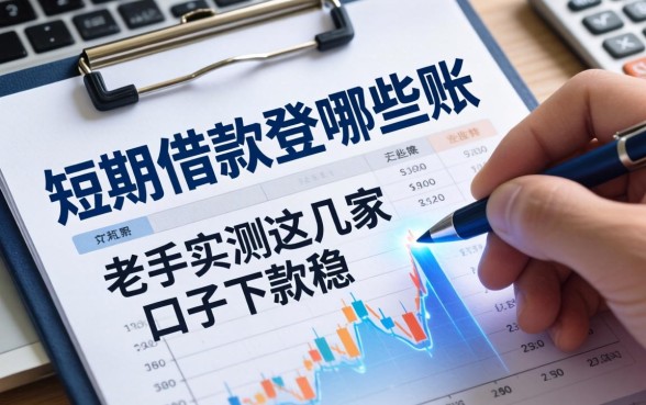 短期借款是登哪些账的，老手实测这几家口子下款稳