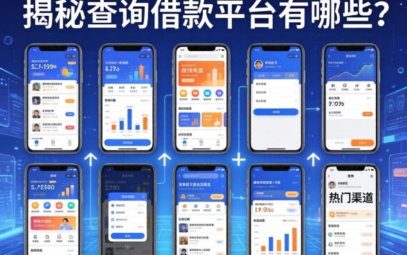 揭秘查询借款平台有哪些软件,整理了十个热门渠道