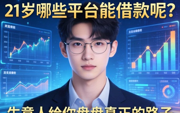 21岁哪些平台能借款呢？生意人给你盘盘真正的路子