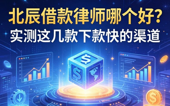 北辰借款律师哪个好？实测这几款下款快的渠道