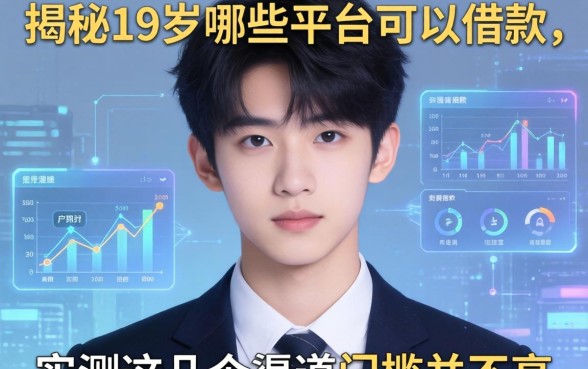 揭秘19岁哪些平台可以借款,实测这几个渠道门槛并不高